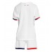 Echipament fotbal Paris Saint-Germain Tricou Deplasare 2024-25 pentru copii maneca scurta (+ Pantaloni scurti)